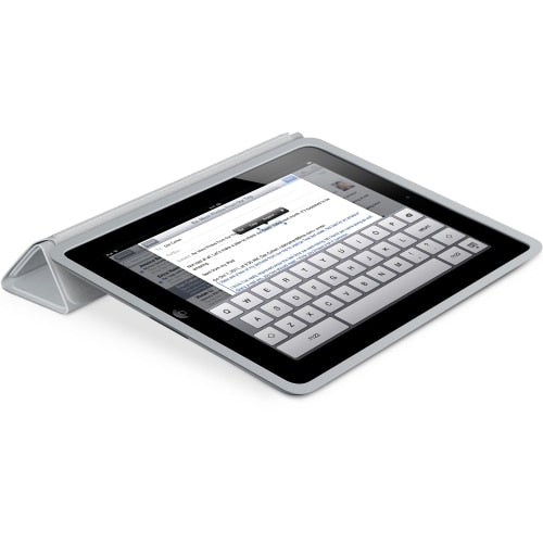 Husa Smart Case Apple pt. iPad 4 / 3 / 2 Light Gray - MD455ZM/A Originala - 885909560844