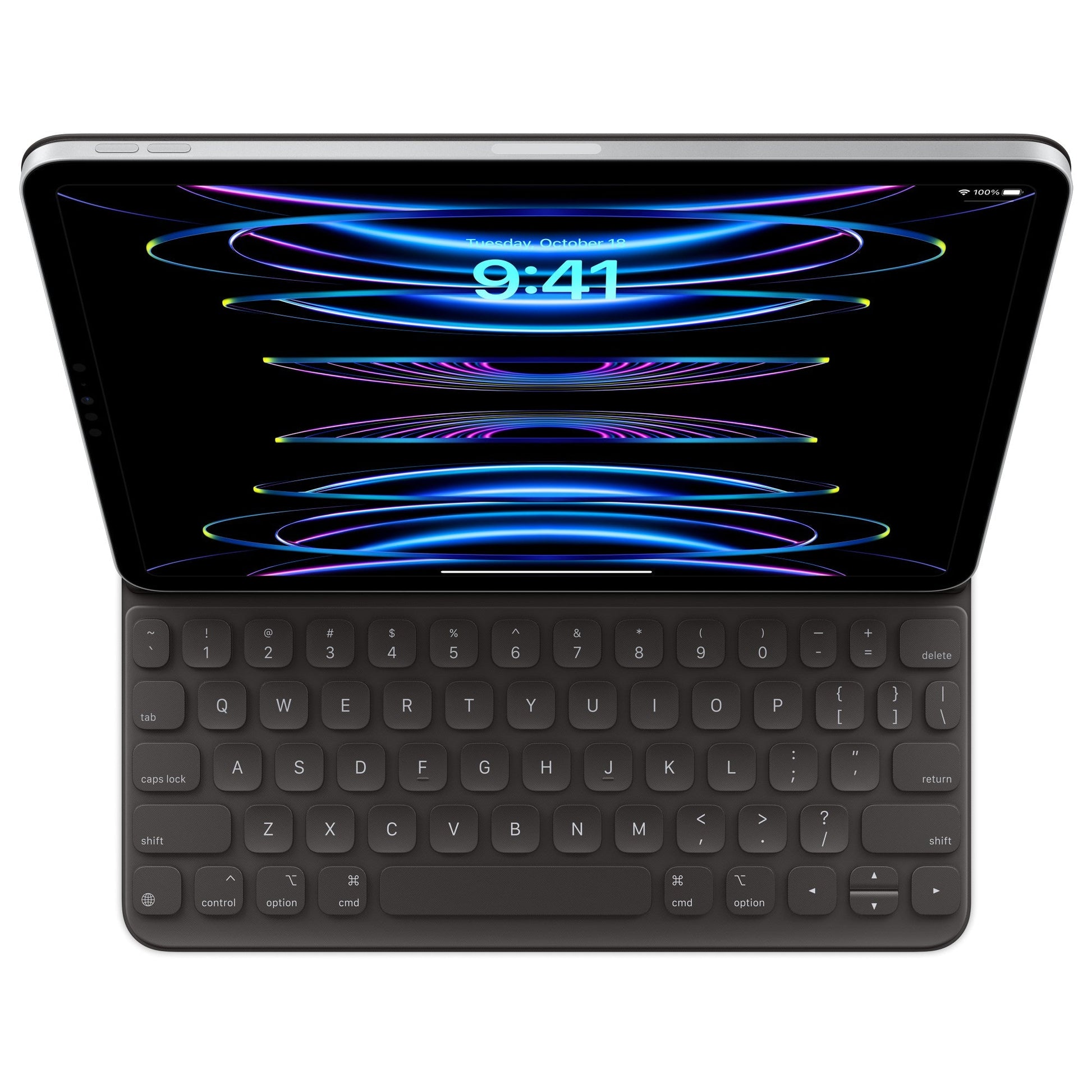 Husa Tastatura Apple Smart Folio Keyboard pt. iPad Pro 11’ (2022/2021/2020/2018) & Air 5 / 4 - MXNK2LL/A English US Original Resigilat