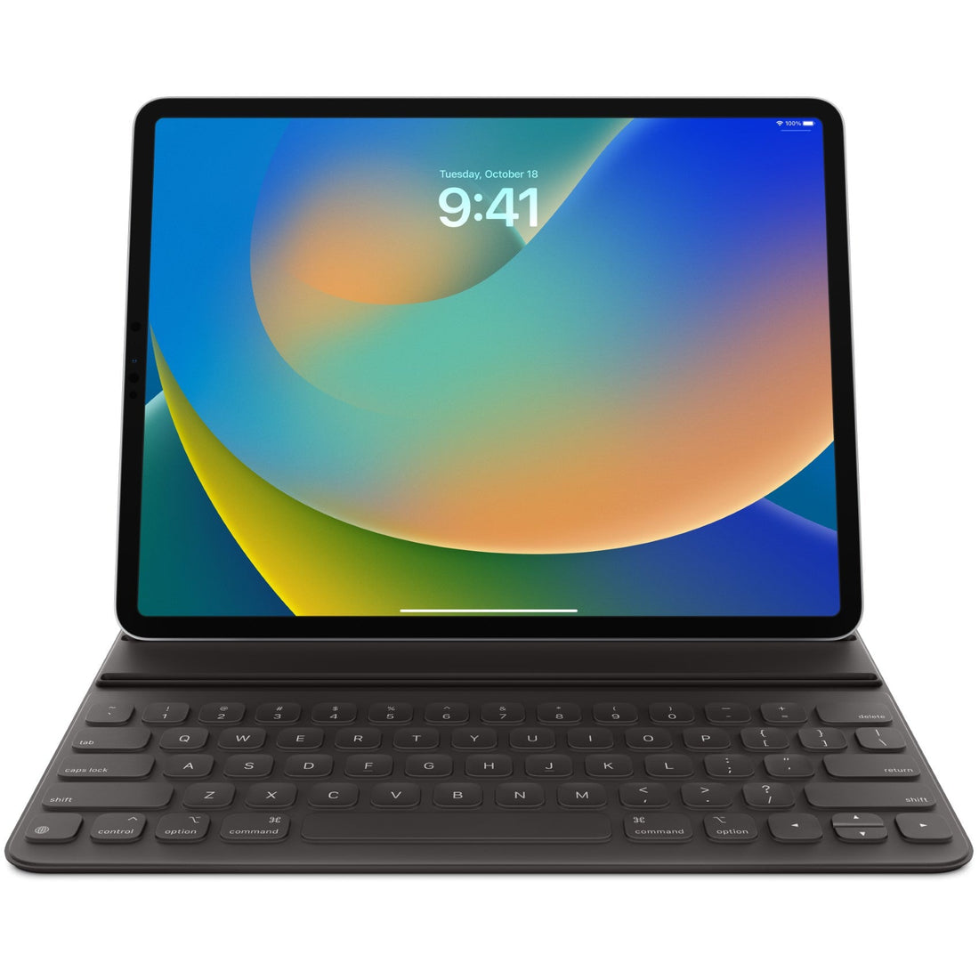 Husa Tastatura Apple Smart Folio Keyboard pt iPad Pro 12.9’ 2018 (Gen. 3) - MU8H2RO/A Romanian Layout Originala - 190198896841 - 1