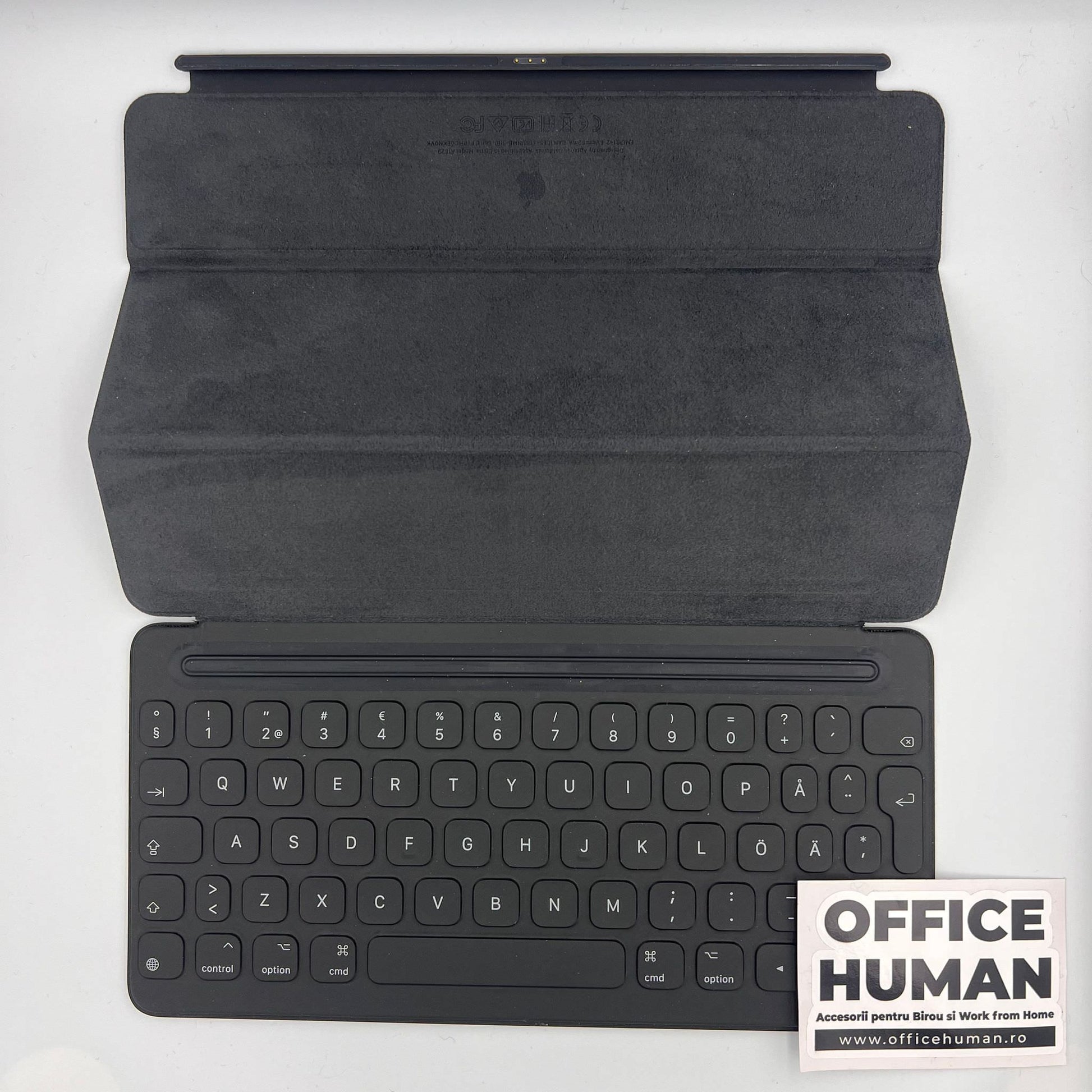Husa Tastatura Originala Apple Smart Folio Keyboard MX3L2S/A - iPad 9 8 & 7 Pro 10.5 Air 3 (2019) Swedish Resigilat - 190199307087
