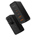 Incarcator Priza Baseus GaN2 Pro - 2 x USB-C USB 100 W Quick Charge 4.0 Power Delivery 3.0 Huawei SuperCharge Cablu - CCGAN2P-L02