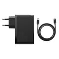 Incarcator Priza Baseus GaN2 Pro - 2 x USB-C USB 100 W Quick Charge 4.0 Power Delivery 3.0 Huawei SuperCharge Cablu - CCGAN2P-L02