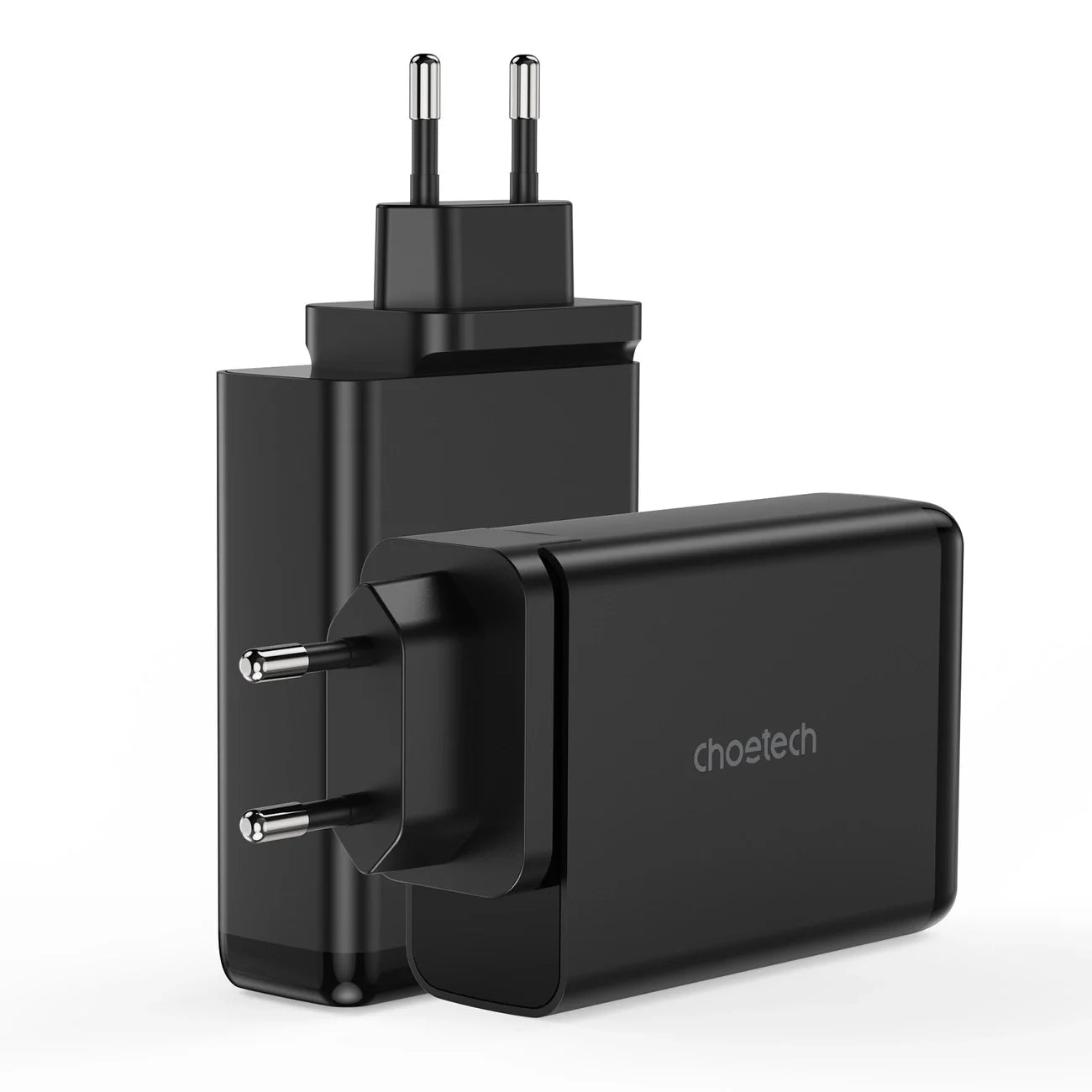 Incarcator Priza Choetech PD6005-EU - 140 W GaN 2 x USB USB-C Power Delivery 3.1 Quick Charge 3.0 - PD6005-EU-BK - 6932112102263