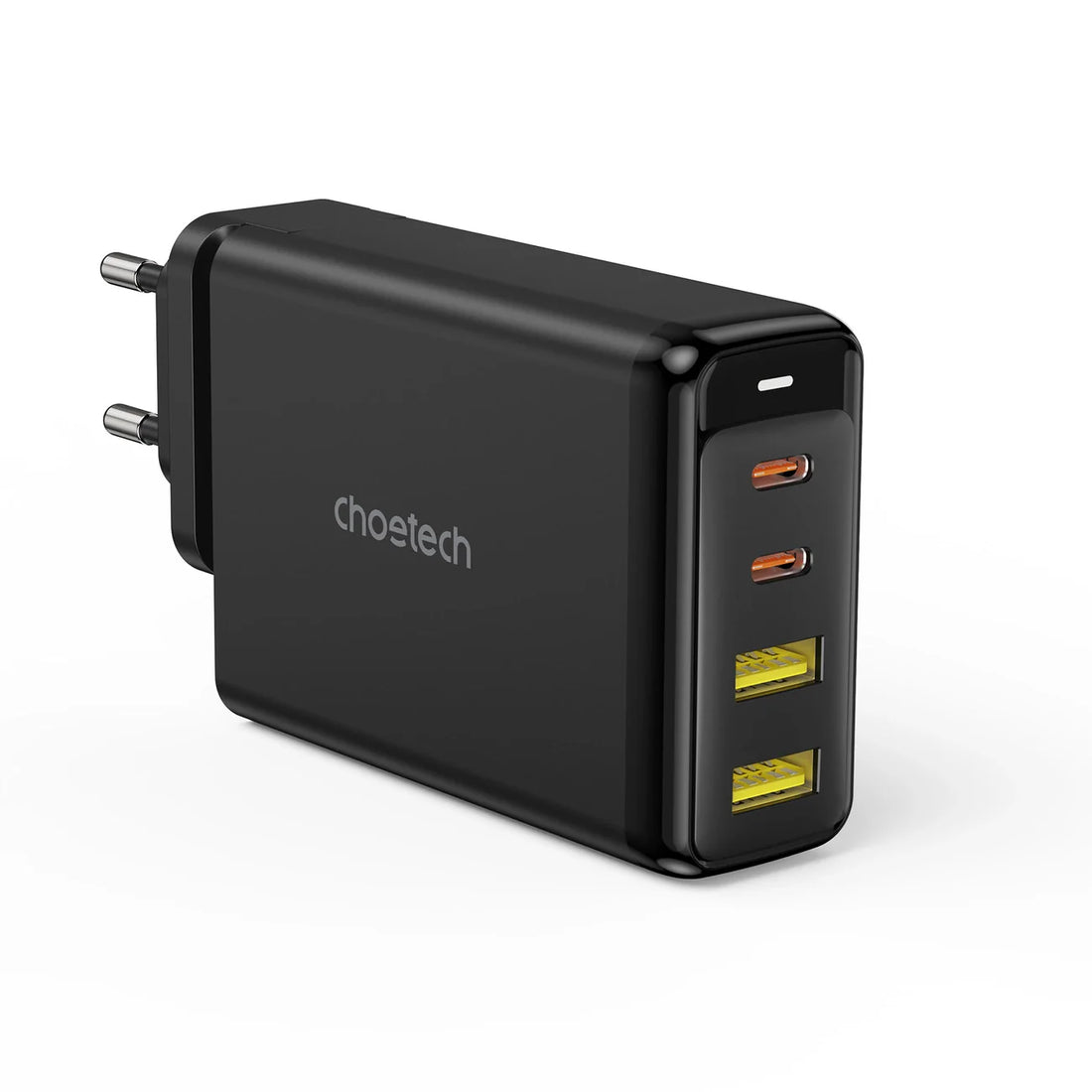 Incarcator Priza Choetech PD6005-EU - 140 W GaN 2 x USB USB-C Power Delivery 3.1 Quick Charge 3.0 - PD6005-EU-BK - 6932112102263 - 1