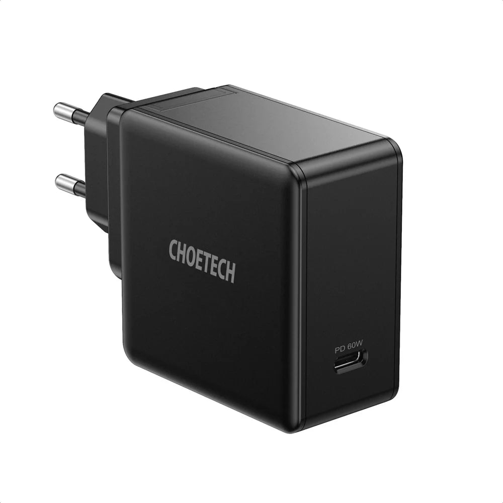 Incarcator Priza Choetech Q4004-EU - 60 W 1 x USB-C Power Delivery 3.0 - Q4004-EU-BK - 6971824975475