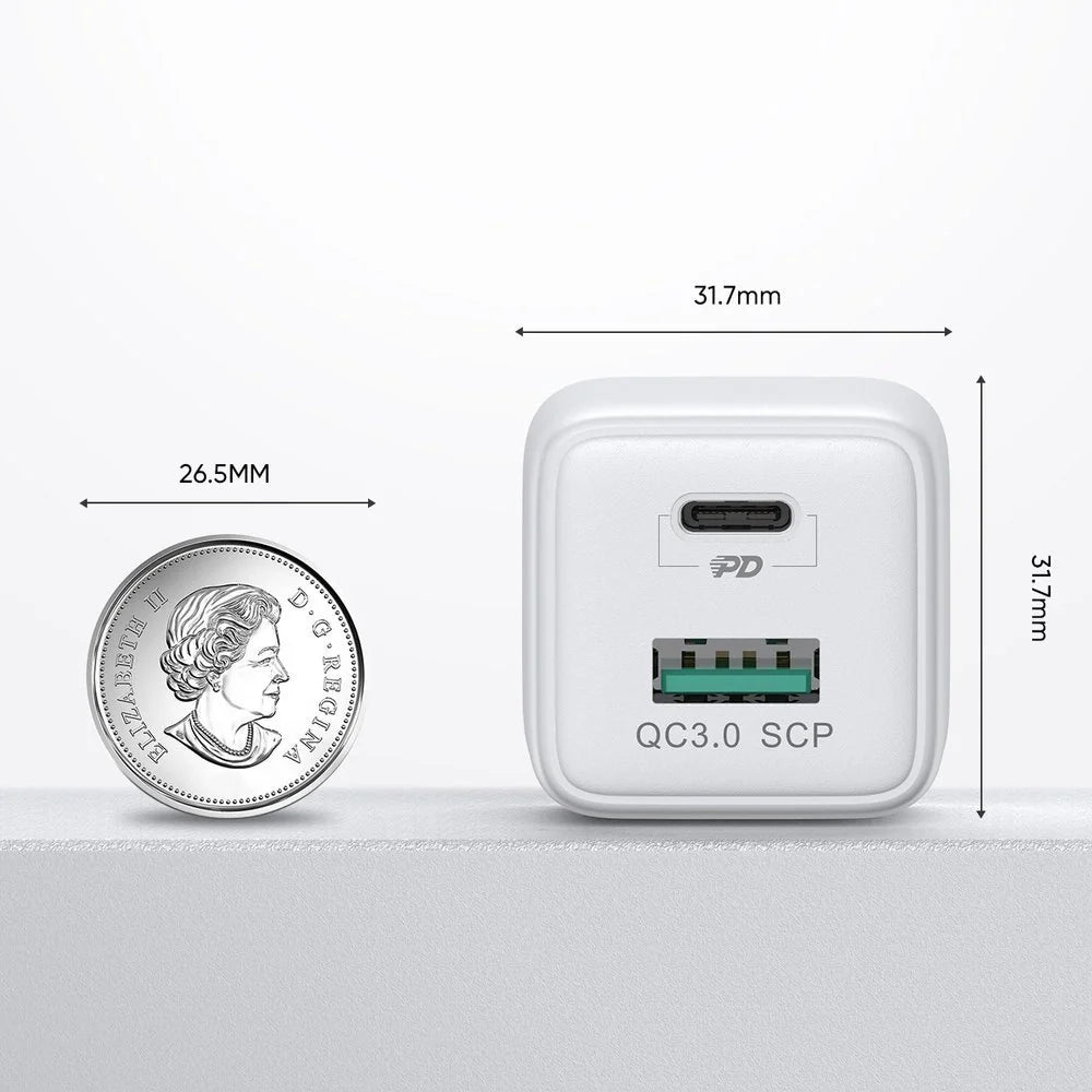 Incarcator Priza Joyroom L-QP303 - 1 x USB-C USB 30W PD3.0 QC3.0 Samsung AFC Huawei FCP - 6941237144515 - 2