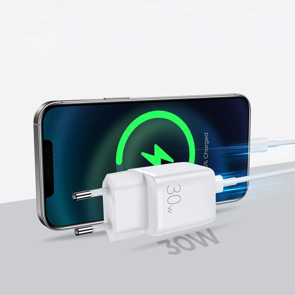 Incarcator Priza Joyroom L-QP303 - 1 x USB-C USB 30W PD3.0 QC3.0 Samsung AFC Huawei FCP - 6941237144515 - 3