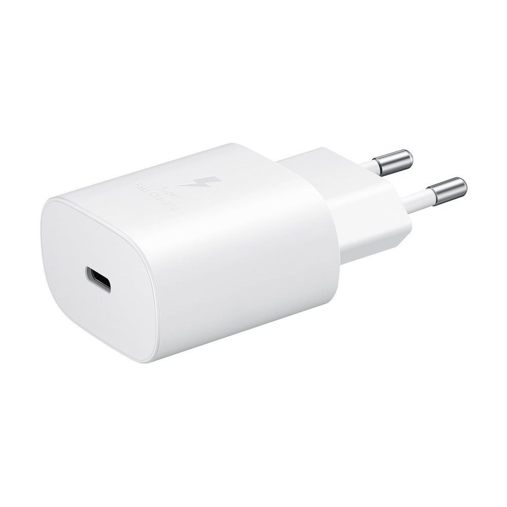 Incarcator Priza Original Samsung 25W EP-TA800 - USB-C Power Delivery 3.0 Super Fast Charging - White - EP-TA800NWEGEU - 8806090973338 - 1