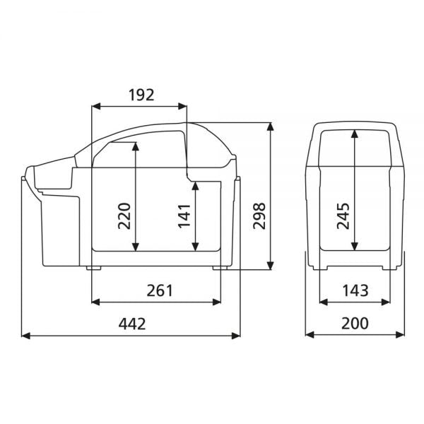 Lada Frigorifica & Incalzire Auto Dometic BordBar TB 08 - 12V DC litri Cotiera - 4015704255041 - 4