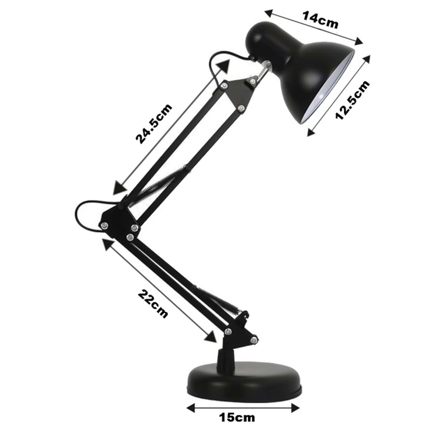 Lampa de birou E27 cu Brat Ajustabil 67 cm Inaltime Max. 40 W - AT-808 - 5905370200928 - 2