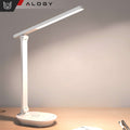 Lampa de Birou LED Alogy - 290 lm 3 Moduri & 4 Niveluri Luminozitate Incarcator Wireless 15W Protectie Ochi Control Touch Timer