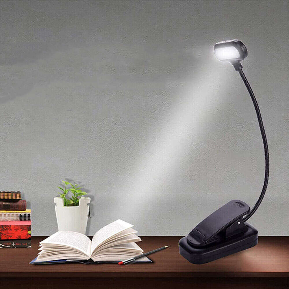 Lampa LED pentru Citit Alogy - Flexibila Clip-on Baterii 3 x AAA Moduri & Niveluri Luminozitate - 15330 - 5907765688182 - 6