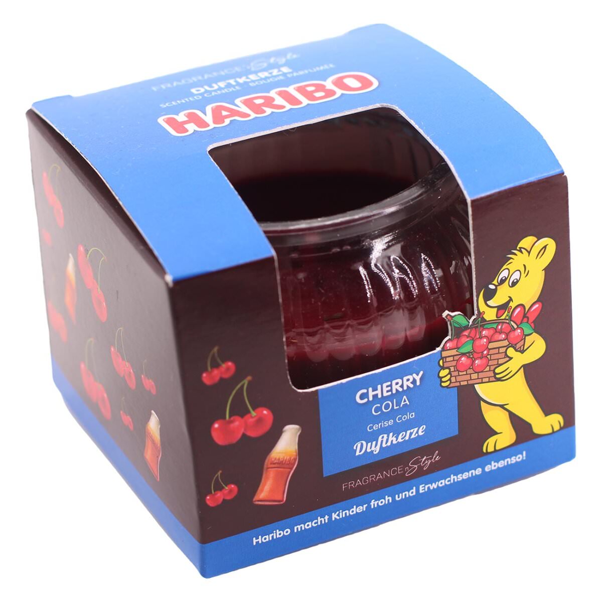 Lumanare parfumata Gift Box Haribo Cherry Cola - 85g - A1677 - 4260725369141 - 1