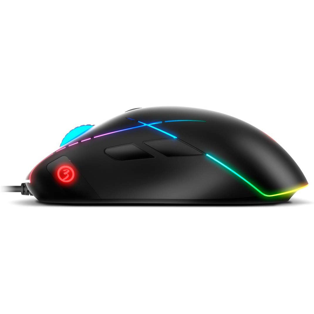 Mouse cu fir Ozone Neon X50 - ARGB Senzor Optic Pixart PMW3327 6200 DPI 8000 FPS 8 Butoane Ambidextru - OZNEONX50 - 8436587971341 - 4