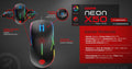 Mouse cu fir Ozone Neon X50 - ARGB Senzor Optic Pixart PMW3327 6200 DPI 8000 FPS 8 Butoane Ambidextru - OZNEONX50 - 8436587971341 - 7