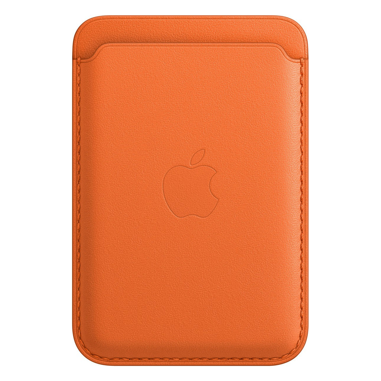 Portofel Original Piele Apple Wallet MPPY3ZM/A iPhone MagSafe - Orange Resigilat - 194253345930 - 1