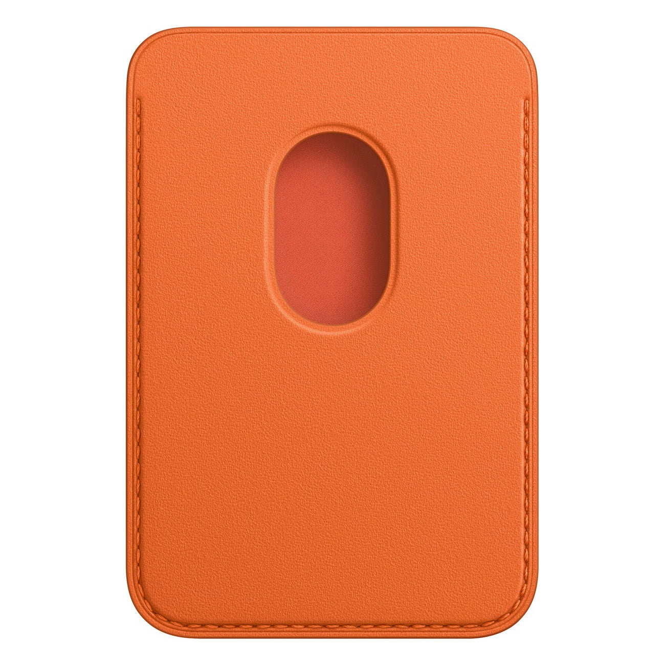 Portofel Original Piele Apple Wallet MPPY3ZM/A iPhone MagSafe - Orange Resigilat - 194253345930 - 3