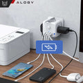 Priza Adaptor Alogy - 3 x AC USB 12 W 1 USB-C 15 Buton On/Off - NI2023EU - 5905601809531 - 7