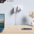 Priza Adaptor Alogy - 3 x AC USB 12 W 1 USB-C 15 Buton On/Off - NI2023EU - 5905601809531