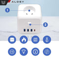 Priza Adaptor Alogy - 3 x AC USB 12 W 1 USB-C 15 Buton On/Off - NI2023EU - 5905601809531 - 4