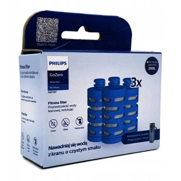 Set 3 x Rezerva Filtru de Apa Daily pentru Sticla Philips GoZero - AWP287/58 - 4897099309833 - 1