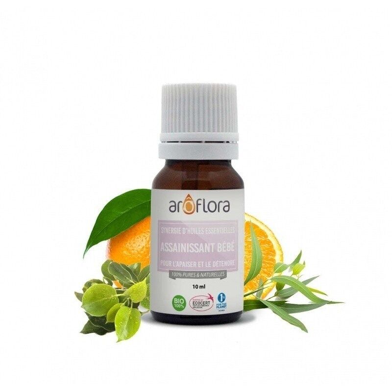 Sinergie Uleiuri Esentiale AroFlora Purificare Aer Bebe 10 ml - 100% Pur Natural Organic - 4398 - 3700471004398 - 1