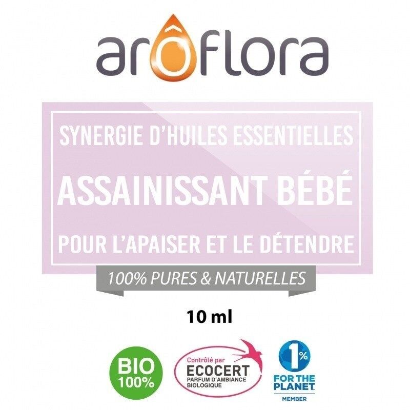 Sinergie Uleiuri Esentiale AroFlora Purificare Aer Bebe 10 ml - 100% Pur Natural Organic - 4398 - 3700471004398 - 4