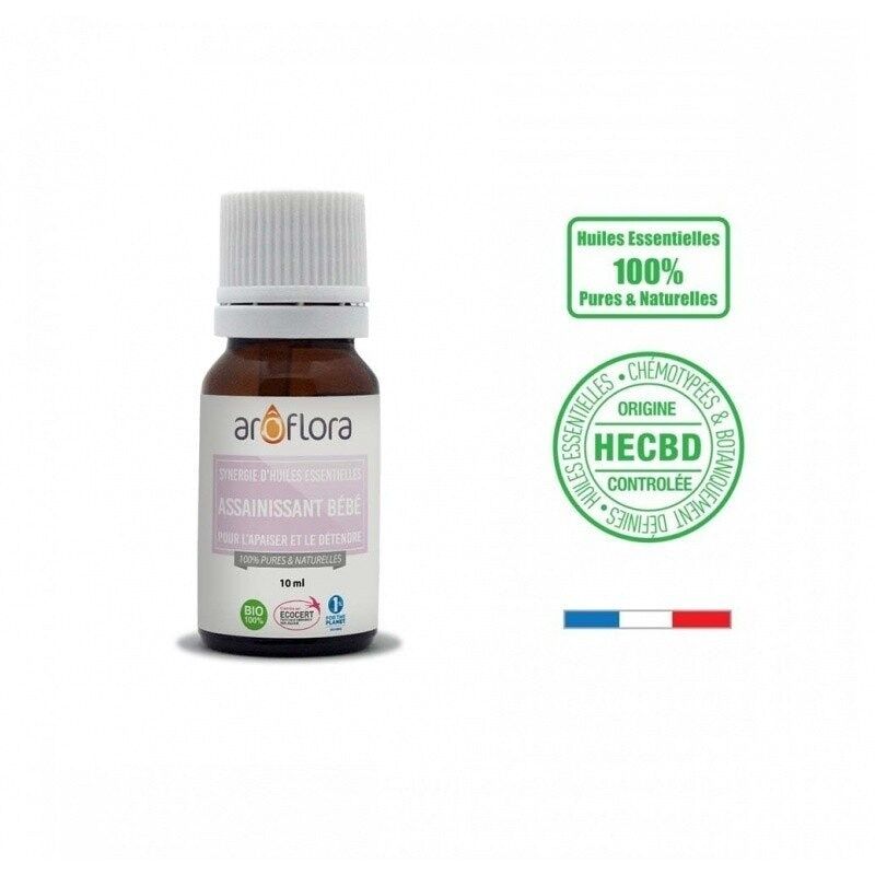 Sinergie Uleiuri Esentiale AroFlora Purificare Aer Bebe 10 ml - 100% Pur Natural Organic - 4398 - 3700471004398 - 3