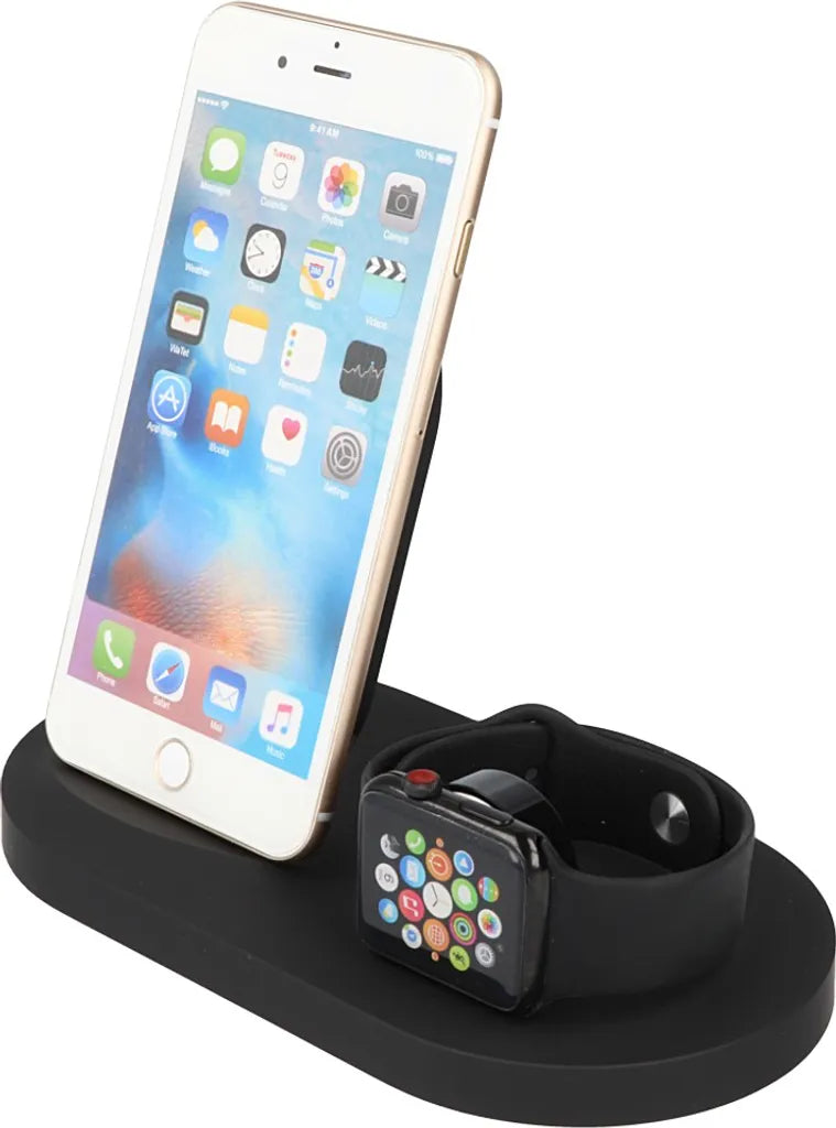 Statie Incarcare Wireless 2-in-1 Belkin Boost Up - 7.5W iPhone Apple Watch MFI Resigilat - Black - F8J235vfBLK - 745883762965 - 7