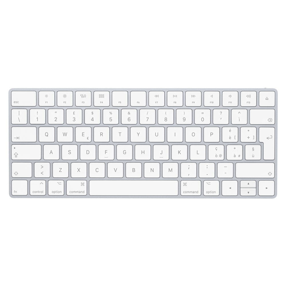 Tastatura Apple Magic Keyboard MLA22T/A - Layout Italian QWERTY Wireless Reincarcabilă Bluetooth Aluminiu Silver/White Originala Resigilat