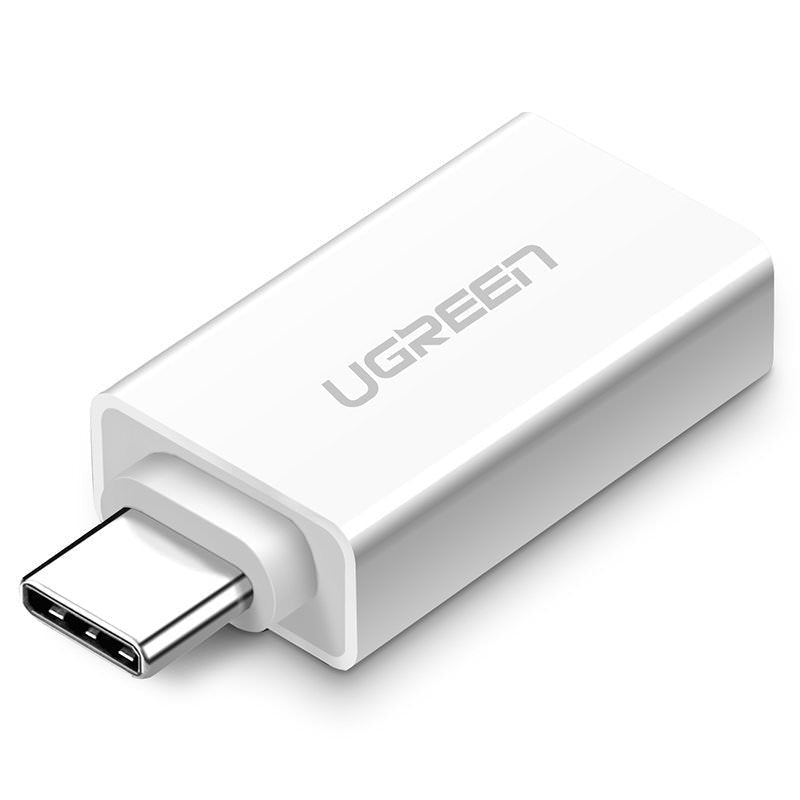 Adaptor USB 3.0 la USB-C OTG Ugreen - White - 30155 - 6957303831555 - 1