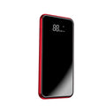 Baterie Externa Baseus PPALL-EX09 8000 mAh - 2 x USB Incarcare Wireless Stand pentru Smartphone - Red - 6953156273023