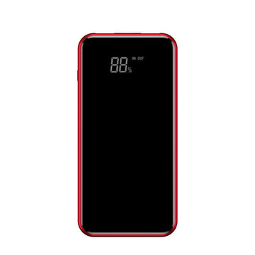 Baterie Externa Baseus PPALL-EX09 8000 mAh - 2 x USB Incarcare Wireless Stand pentru Smartphone - Red - 6953156273023 - 1