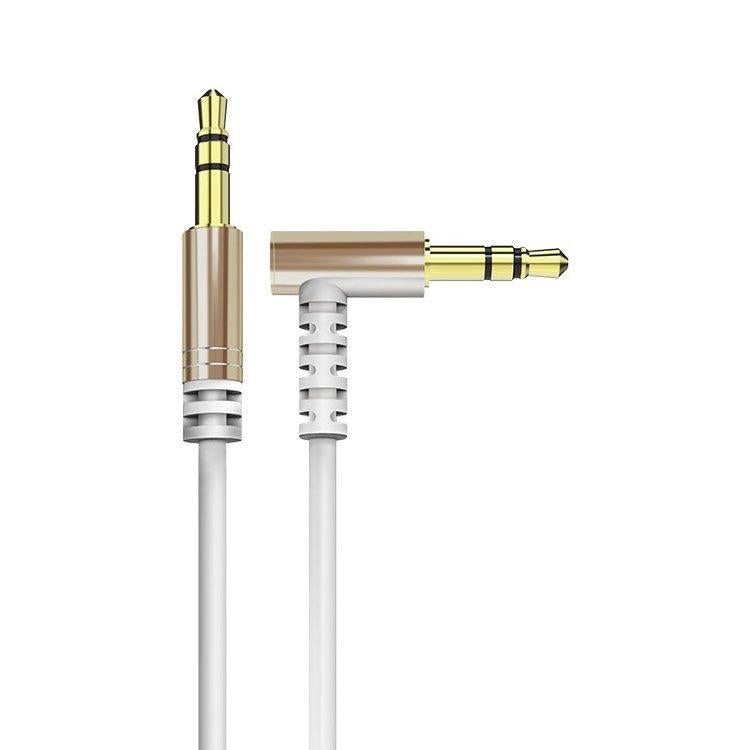 Cablu de Extensie curbat 90° Dudao - 3.5 mm Jack - White - L11-W - 6970379613993 - 11