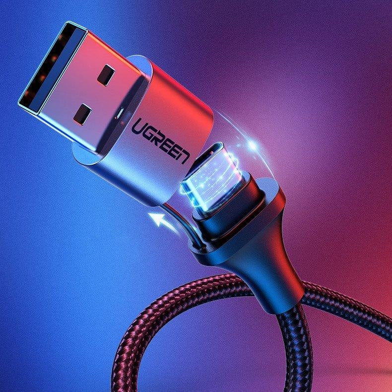 Cablu Incarcare & Date USB-C la + Adaptor USB Ugreen - Quick Charge 3.0 5A - 1 m - 70416 - 6957303874163 - 4