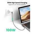 Cablu Incarcare & Date USB-C la curbat 90° Ugreen - 100W Power Delivery QC 3.0 Huawei SuperCharge 5A - 70696 - 6957303876969 - 4