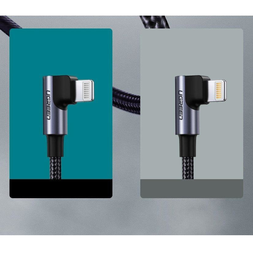 Cablu Incarcare & Date USB-C la Lightning curbat 90° Ugreen - MFI 3A - 1.5m - 60764 - 6957303867646 - 5