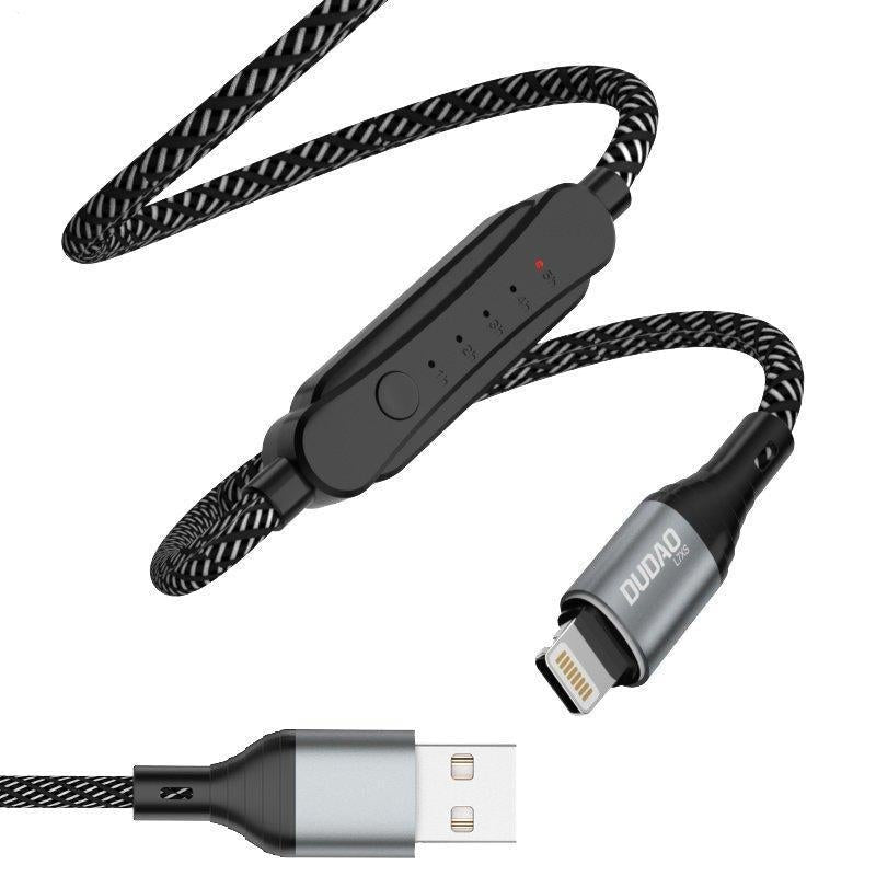 Cablu Incarcare & Date USB la Lightning Dudao - Programare Inteligenta 5A - 1m - L7xsL - 6973687240868 - 1
