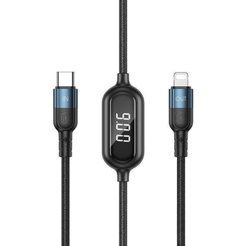 Cablu Incarcare & Date USB-C la Lightning Remax Litxn Series - Display 20 W Power Delivery - 1m - RC-193i - 1