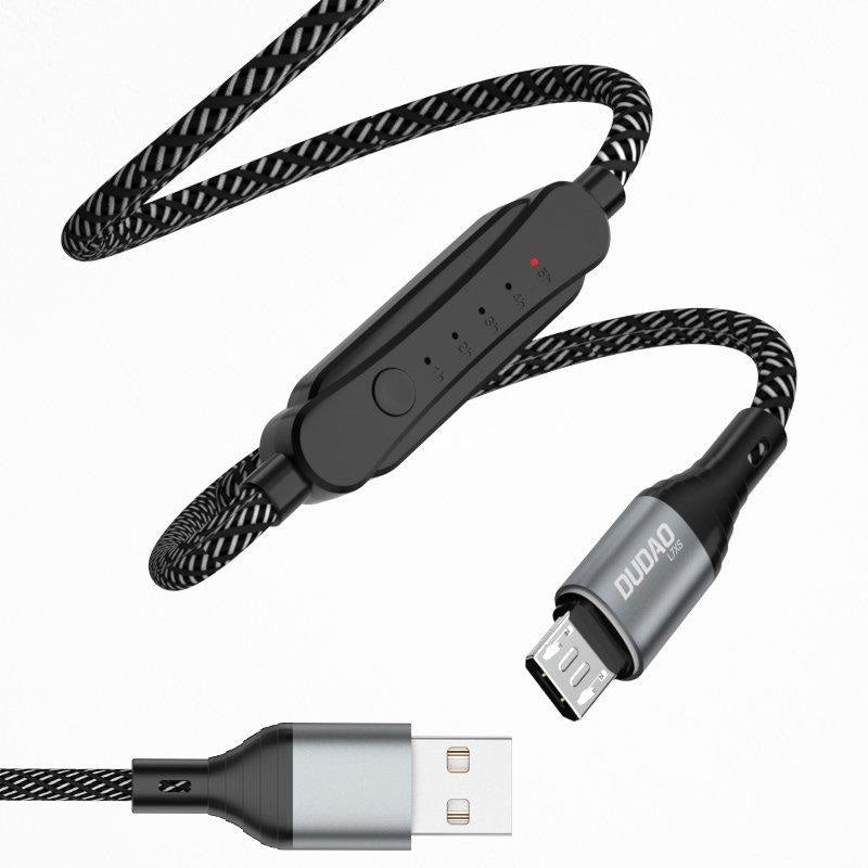 Cablu Incarcare & Date USB la Micro-USB Dudao - Programare Inteligenta 5A - 1m - L7xsM - 6973687240875 - 1