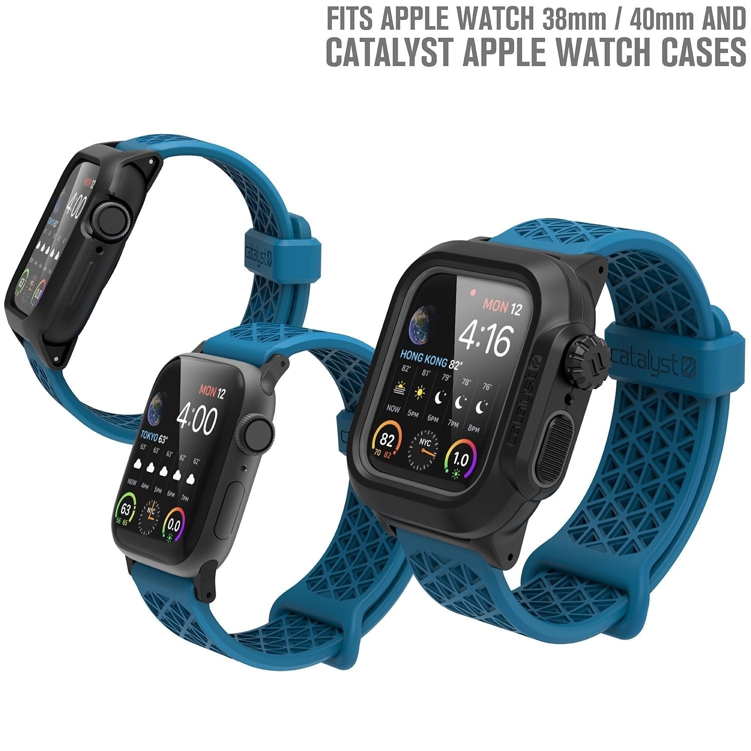 Curea Catalyst Sport Band - Apple Watch 1 2 3 4 5 6 7 8 & SE (40/38 mm) - CAT38SBBLK - 4897041792737 - 27