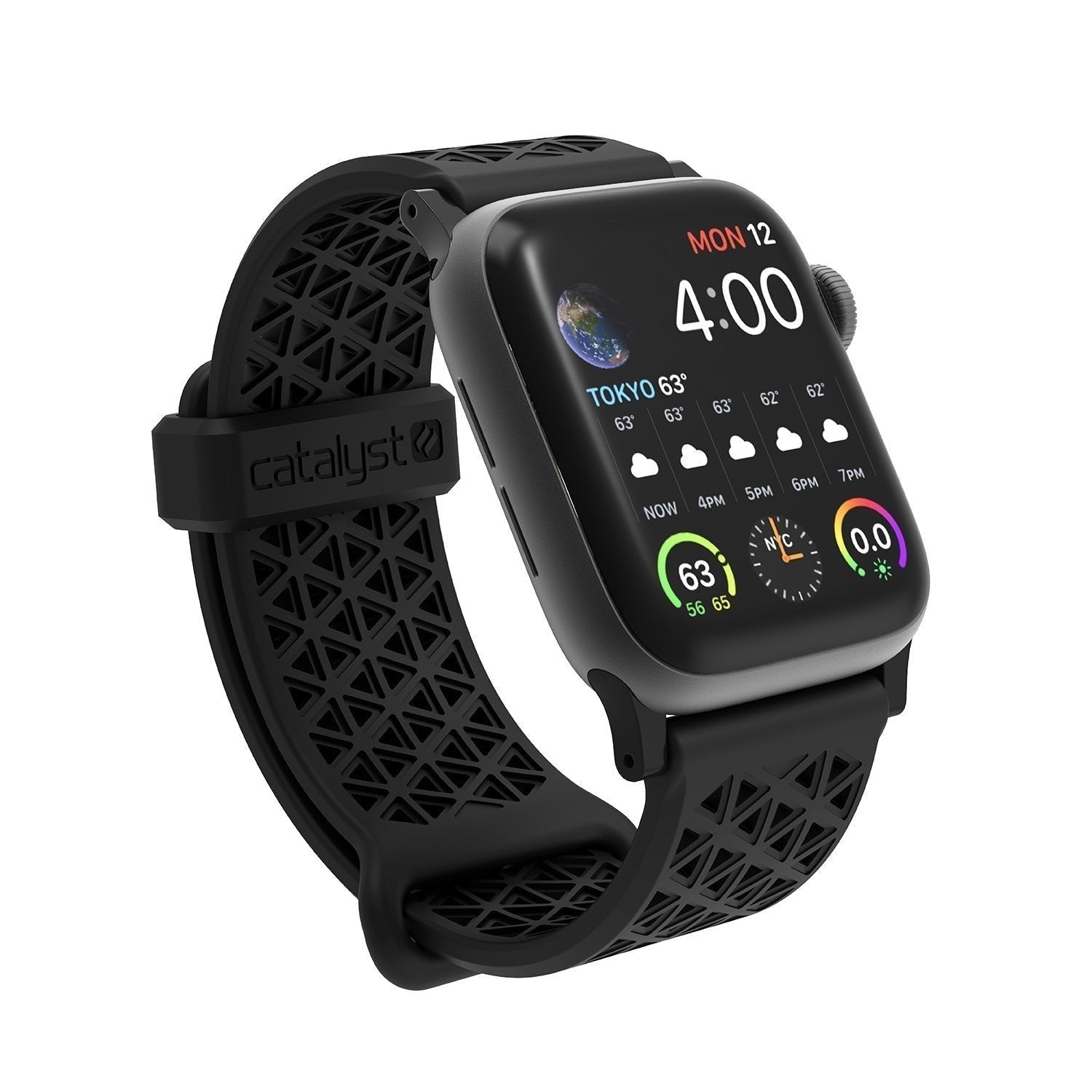 Curea Catalyst Sport Band - Apple Watch 1 2 3 4 5 6 7 8 & SE (40/38 mm) - CAT38SBBLK - 4897041792737