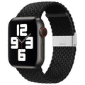 Curea Material Impletit - Apple Watch 8 7 6 SE 5 4 3 2 (41 / 40 / 38 mm) - Black - 9145576237755 - 26