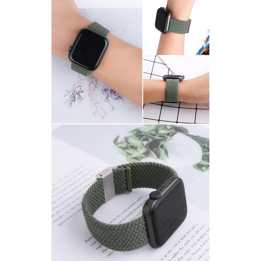 Curea Material Impletit - Apple Watch 8 7 6 SE 5 4 3 2 (41 / 40 / 38 mm) - 9145576237717 - 34