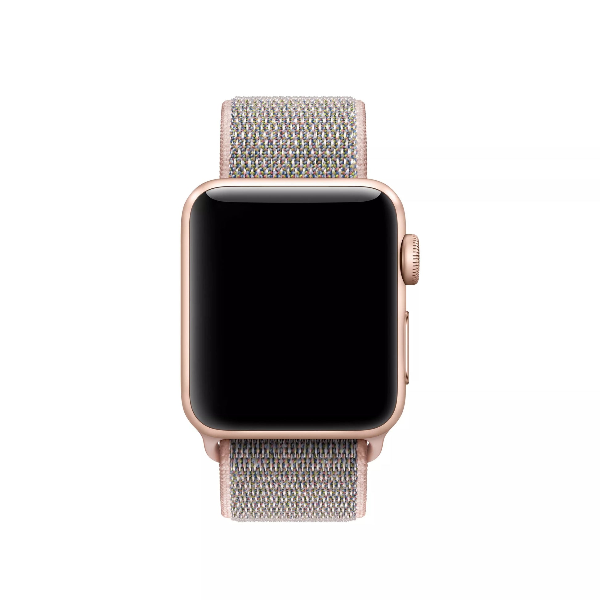 Curea Originala Sport Loop Apple Watch MQW02ZM/A - 41/40/38 mm Pink Sand Resigilat - 190198582188 - 4