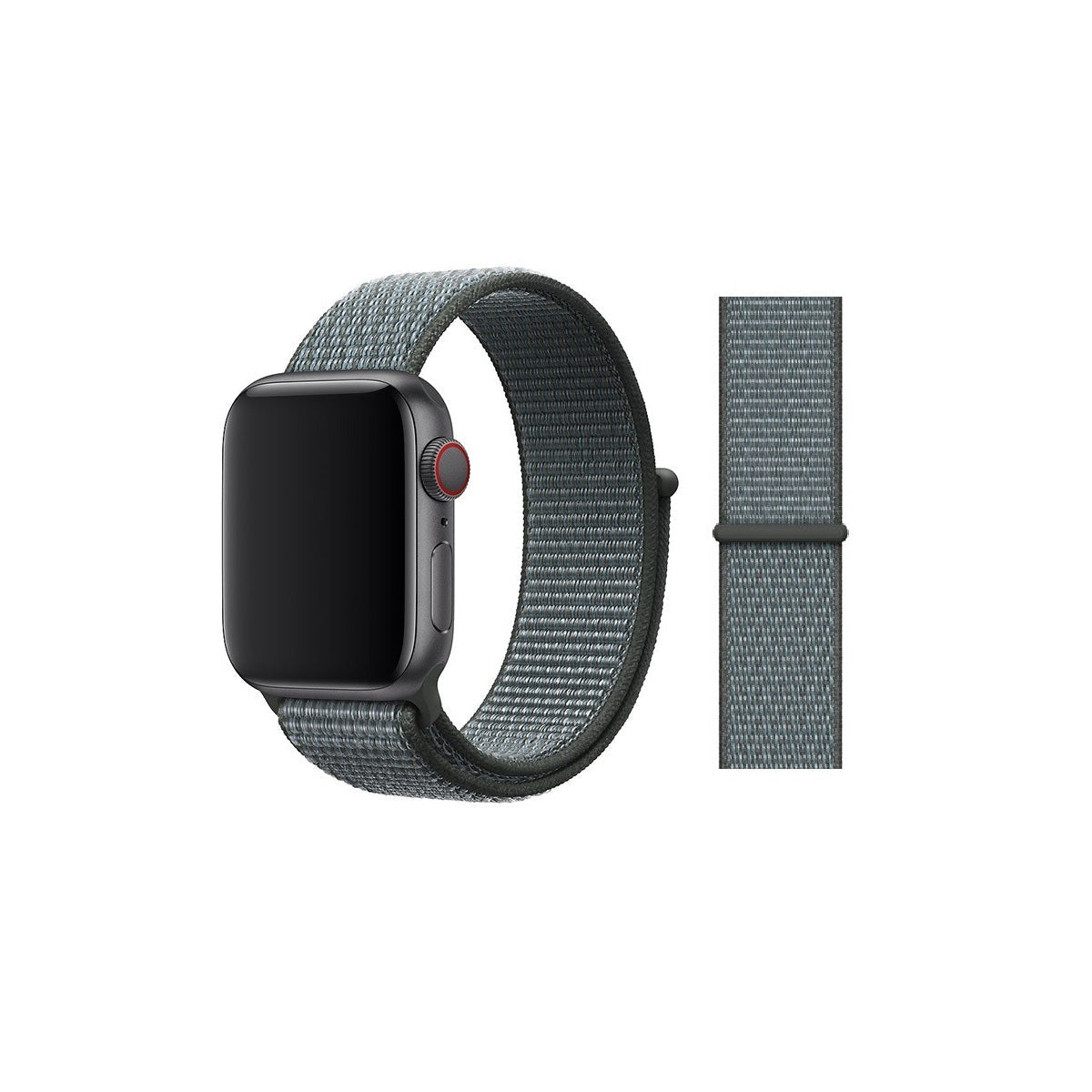 Curea Originala Sport Loop Apple Watch MTM02ZM/A - 41/40/38 mm Storm Gray Resigilat - 4061279005130 - 1