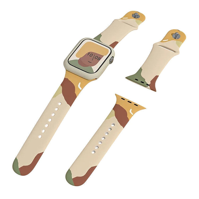 Curea Silicon Moro - Apple Watch 8 7 6 SE 5 4 3 2 (41 / 40 / 38 mm) - Camo 1 - 9145576238127