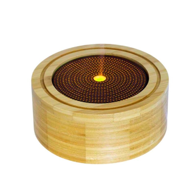 Difuzor Ultrasonic Aromaterapie & Umidificator Elia - Pana la 50m² Culori LED Inchidere automata Bambus - 444 - 3700471000444 - 1