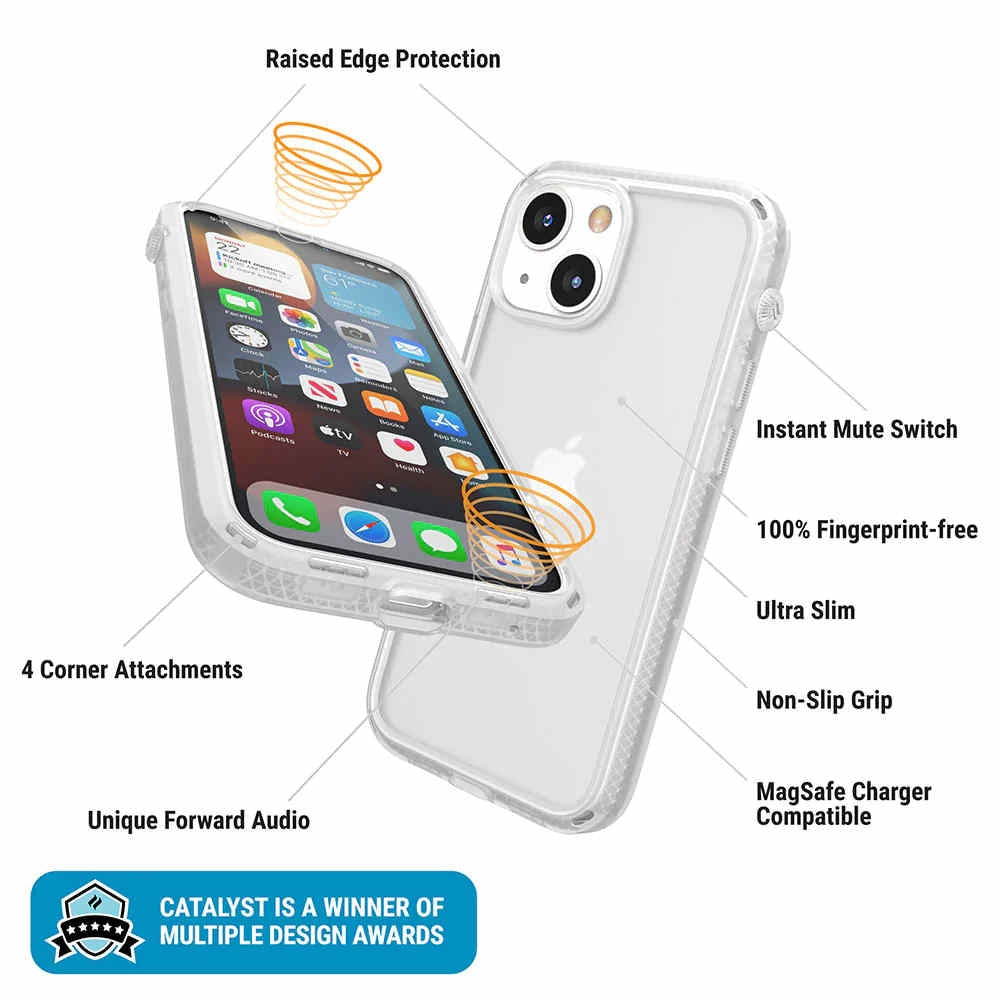 Husa Catalyst Influence - iPhone 13 Mini - Clear - CATDRPH13CLRS - 4897041801897 - 5