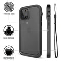 Husa Catalyst Total Protection - iPhone 12 Pro MagSafe Impermeabila pana la 10m IP68 Protectie Caderi - Stealth Black - CATIPHO12BLKP